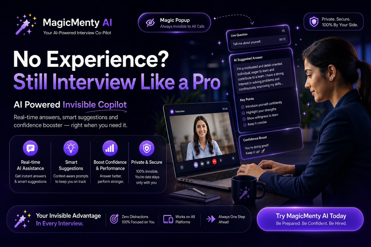 MagicMenty AI promotional banner